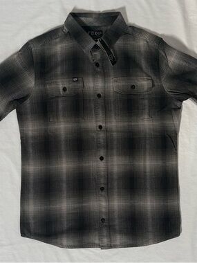 Fox Heritage Forged Hamhocks LS Flannel Plaid Button Up Men’s Size Small